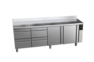 Stół chłodniczy SNACK z 2 drzwiami i 4 szufladami BEZ AGREGATU 564L 2242x600x850mm Fagor CCP-4S/R HHDD