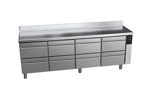 Stół chłodniczy SNACK z 8 szufladami BEZ AGREGATU 564L 2242x600x850mm Fagor CCP-4S/R HHHH