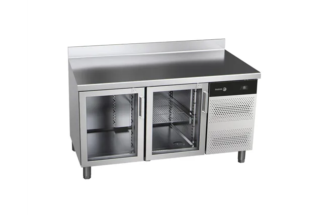 Stół chłodniczy SNACK z 2 szklanymi drzwiami 268L 1492x600x850mm Fagor CCP-2S GD