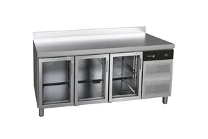 Stół chłodniczy SNACK z 3 szklanymi drzwiami 416L 2017x600x850mm Fagor CCP-3S GD