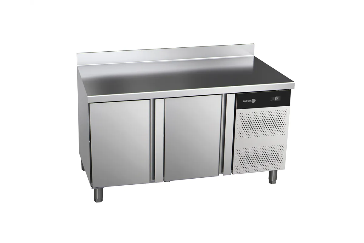 Stół chłodniczy SNACK ze zlewem z 2 drzwiami 268L 1492x600x850mm Fagor CCP-2S/S