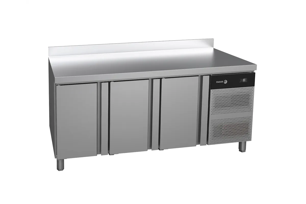 Stół chłodniczy SNACK ze zlewem z 3 drzwiami 416L 2017x600x850mm Fagor CCP-3S/S