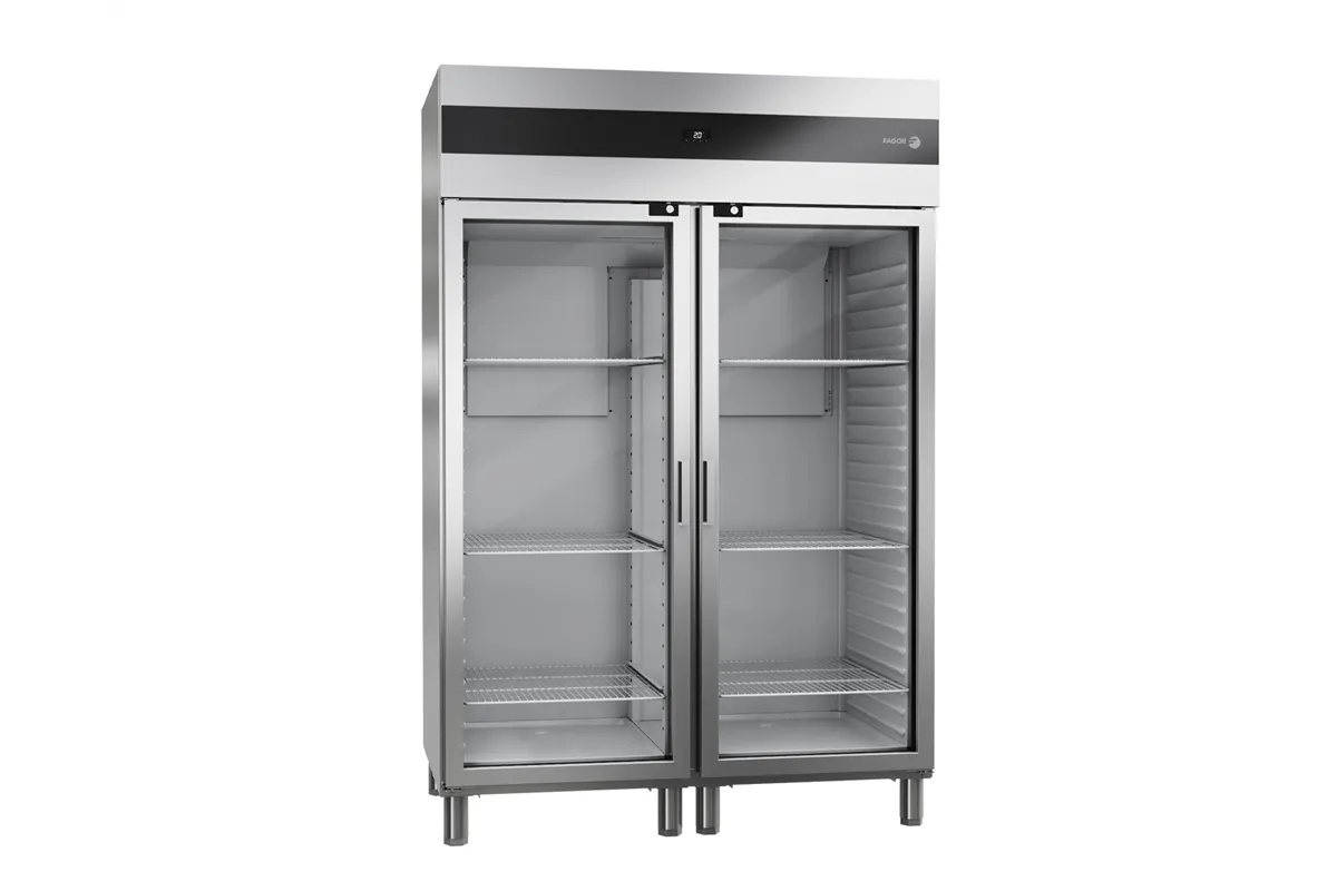 Szafa chłodnicza CONCEPT MONOBLOCK GN 2/1 2 pełne drzwi szklane 1144L 1318x796x1996mm Fagor MUP-22G GD