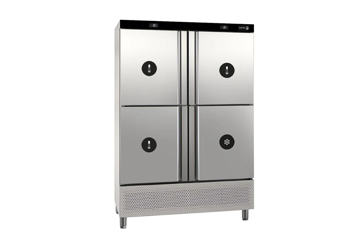 Szafa chłodnicza z komorą mroźniczą SNACK 1109L 1388x726x2067mm Fagor CUD-24S/N