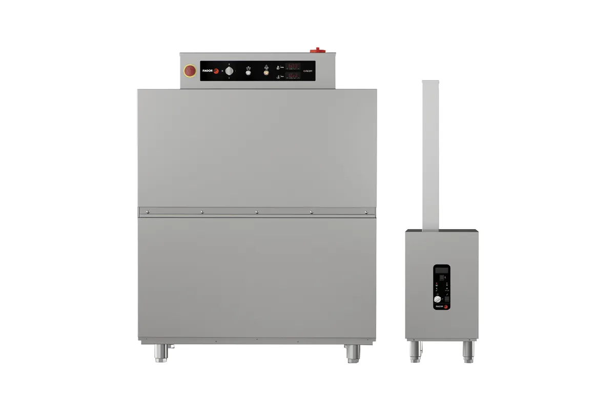 Zmywarka tunelowa CONCEPT - GAZOWA 1180x790x1550mm 48kW 10,7kW 400V Fagor CCO-160-R-ECO