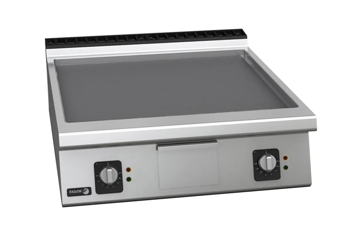 Płyta grillowa elektryczna gładka 800x930x290mm 15kW 400V Fagor FT-E910 L