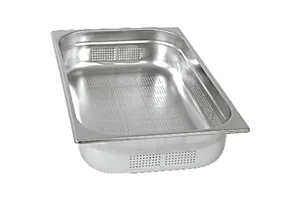 Pojemnik stalowy, perforowany Basic, GN 1/1,H 65 mm Stalgast 121066