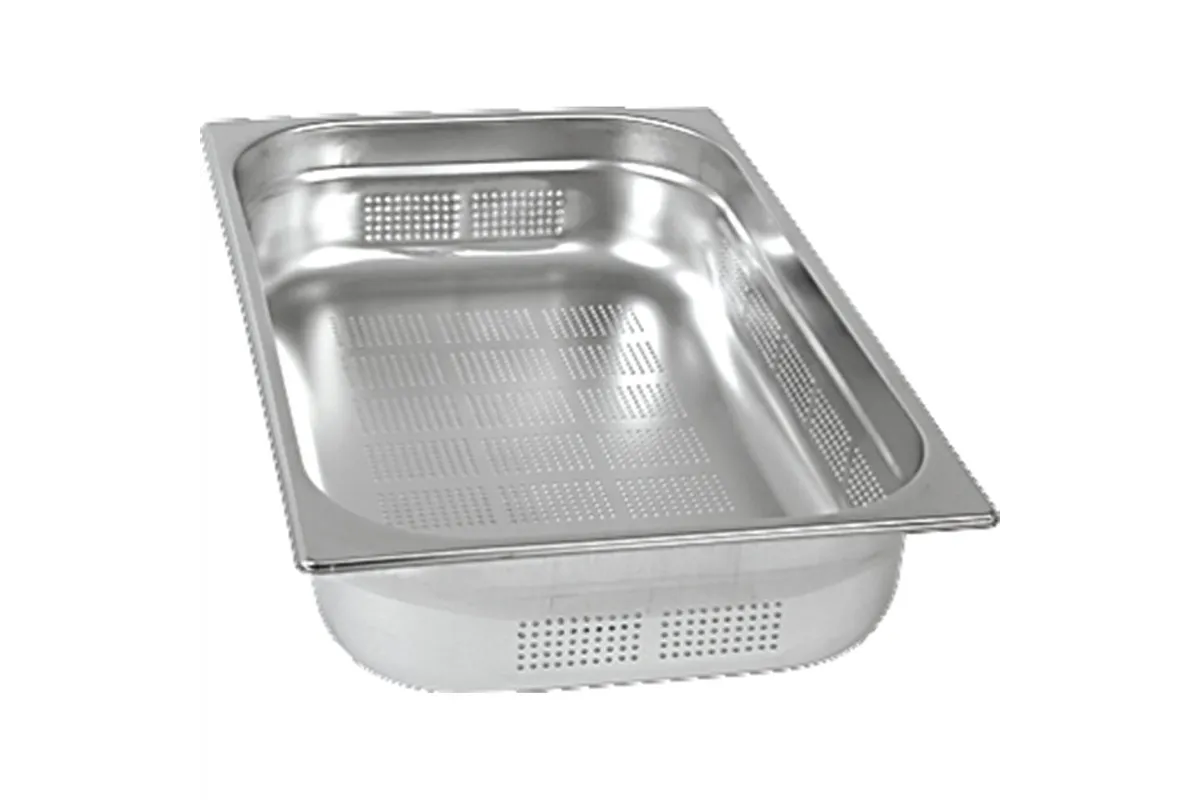 Pojemnik stalowy, perforowany Basic, GN 1/1,H 65 mm Stalgast 121066