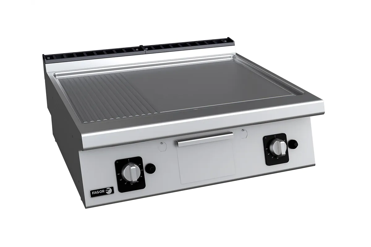 Płyta grillowa elektryczna 800x730x290mm 10kW 400V Fagor FT-E710 L+R