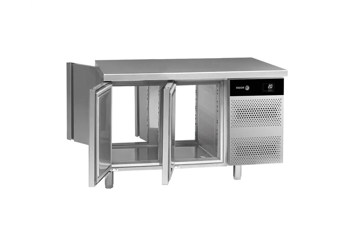 Stół chłodniczy 2+2 drzwi ADVANCE przelotowy 300L 1340x768x850mm Fagor ACP-2G/C