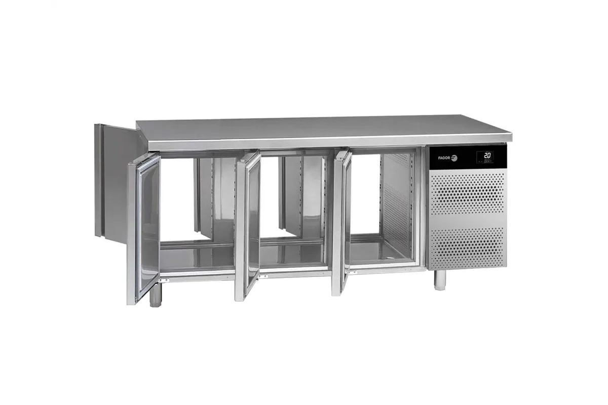 Stół chłodniczy 3+3 drzwi ADVANCE przelotowy 450L 1790x768x850mm Fagor ACP-3G/C