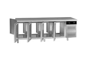 Stół chłodniczy 4+4 drzwi ADVANCE przelotowy 600L 2240x768x850mm Fagor ACP-4G/C
