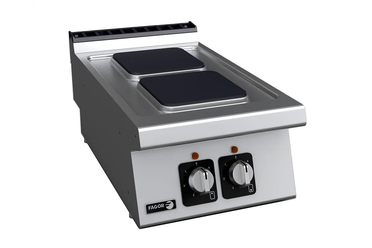 Kuchnia elektryczna 2 płyty grzewcze 400x730x290 mm 5,2kW 400V Fagor C-E720 Q