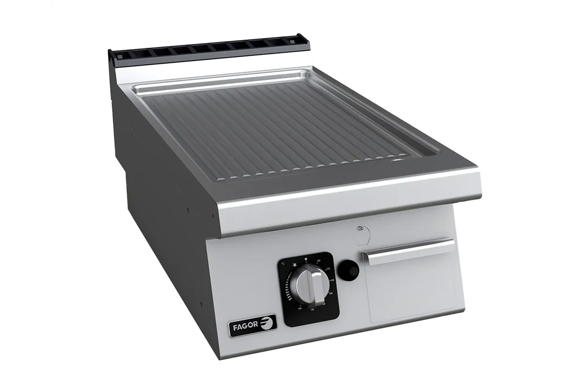 Płyta grillowa CHROMOWA elektryczna 400x730x290mm 5kW 400V Fagor FT-E705 C R 