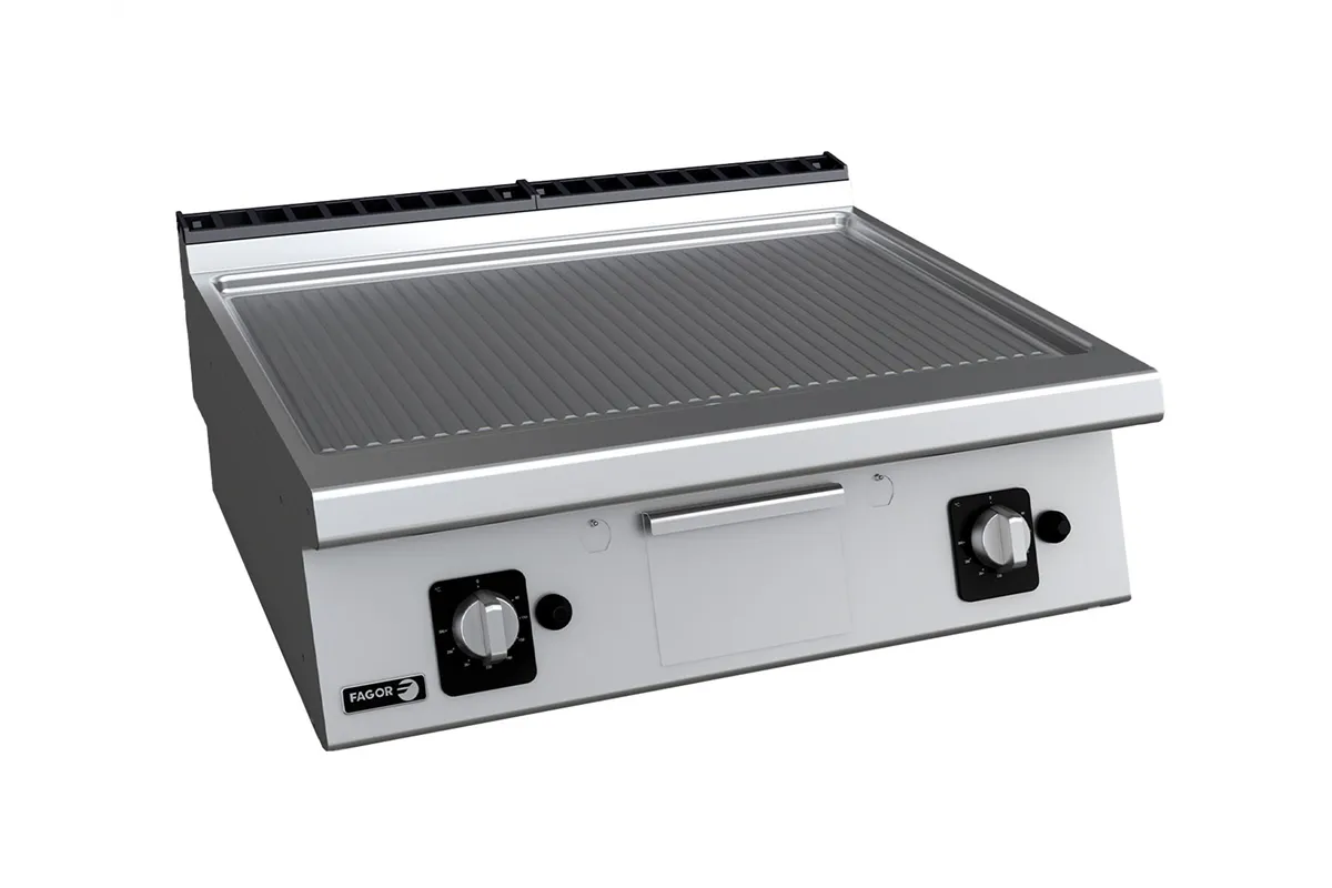 Płyta grillowa CHROMOWA elektryczna 800x730x290mm 10kW 400V Fagor FT-E710 C R 