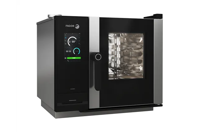Piec konwekcyjno-parowy elektryczny 6xGN2/3 ADVANCE iKORE 0623 660x630x570mm 5,8kW 400V  Fagor AW-0623-E R SW K 