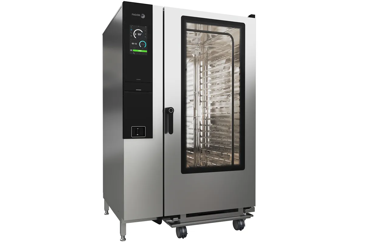 Piec konwekcyjno-parowy elektryczny 20xGN2/1 ADVANCE iKORE 202 1165x1140x1840mm 67,2kW 400V  Fagor AW-202-E R SW T K