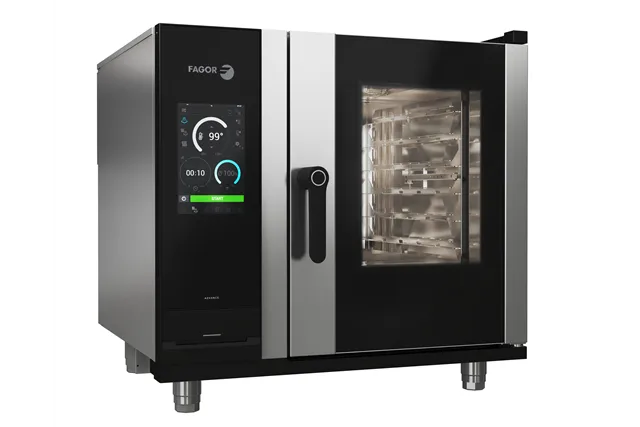 Piec konwekcyjno-parowy elektryczny 6xGN1/1 ADVANCE  iKORE 061 895x883x846mm 11,1kW 400V  Fagor APW-061-E R SW S K