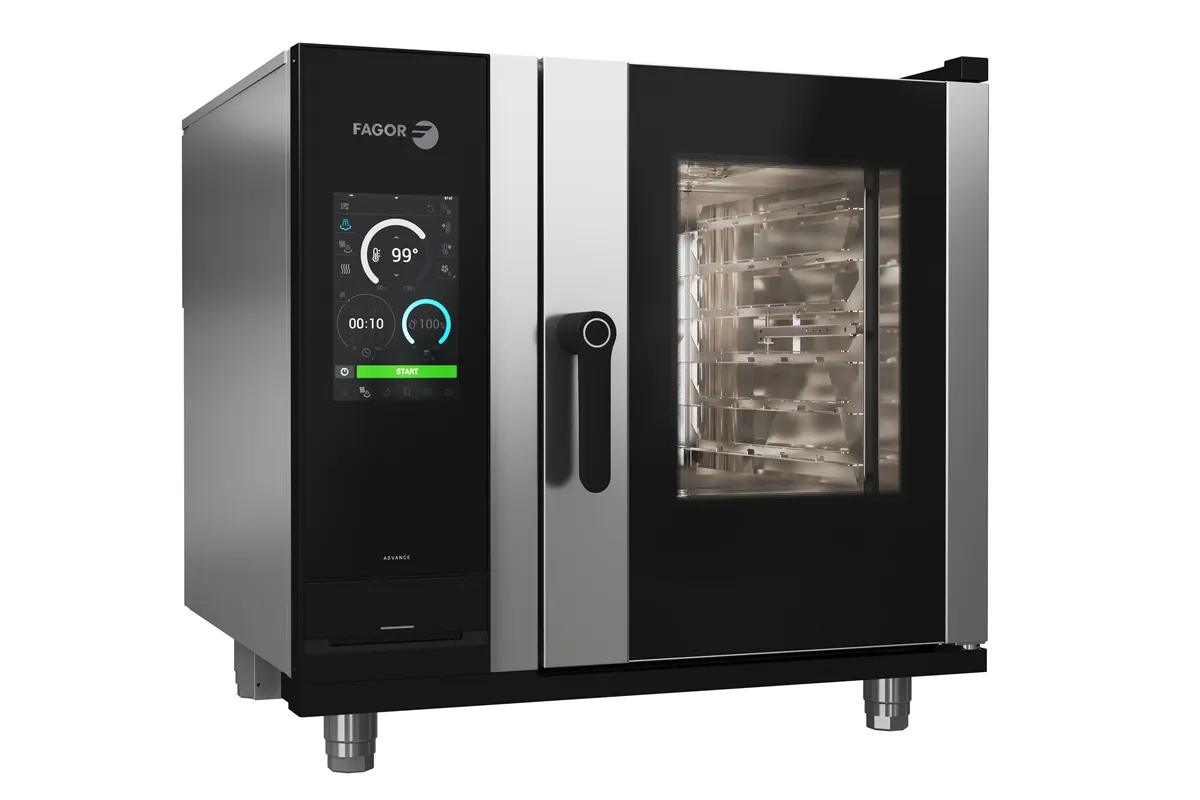 Piec konwekcyjno-parowy elektryczny 6xGN1/1 ADVANCE  iKORE 061 895x883x846mm 11,1kW 400V  Fagor APW-061-E R SW K 