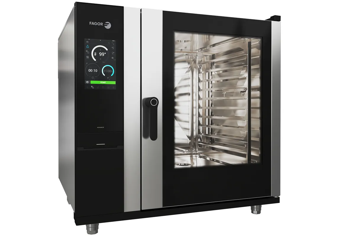 Piec konwekcyjno-parowy gazowy 10xGN2/1 ADVANCE iKORE 102 1134x1134x1117mm 35kW Fagor AW-102-G R SW K