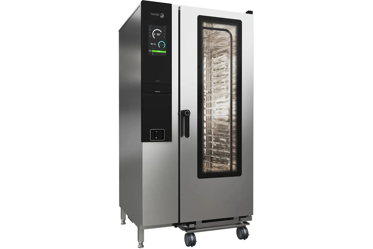 Piec konwekcyjno-parowy gazowy 20xGN1/1 ADVANCE iKORE 201 935x1032x1840mm 36kW Fagor AW-201-G R SW T K