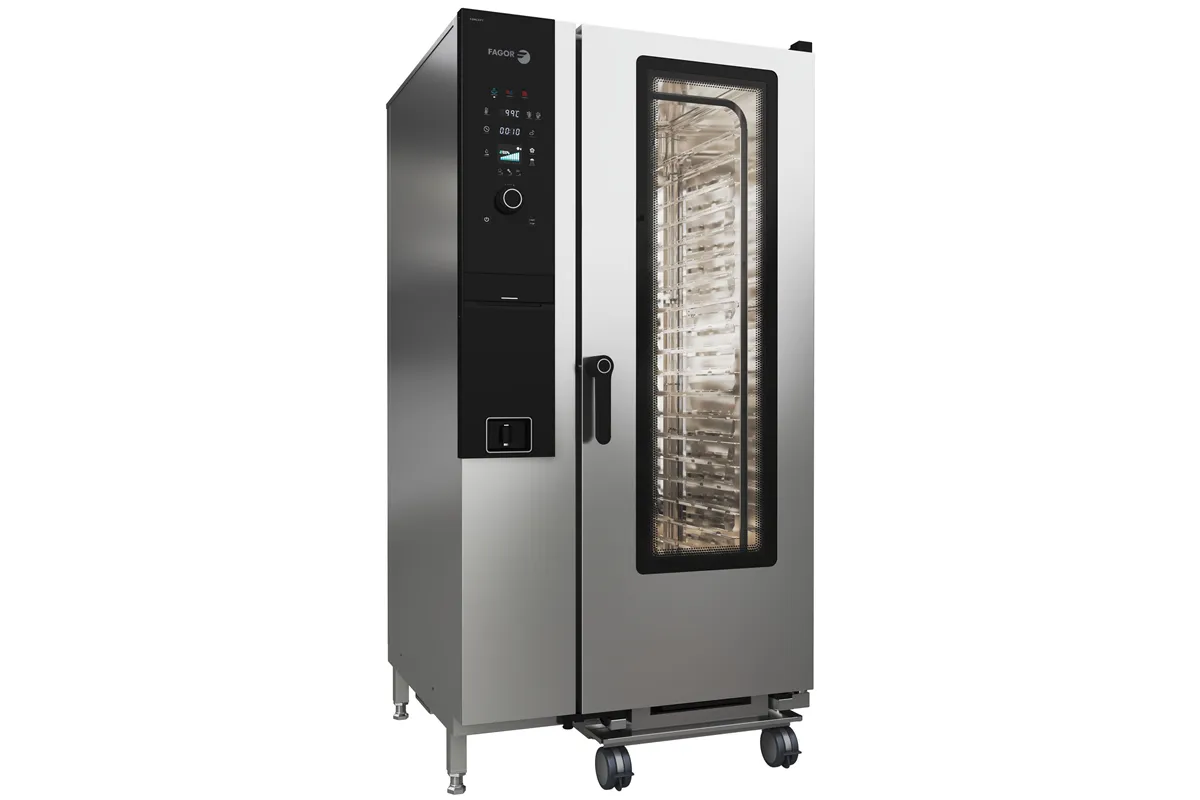 Piec konwekcyjno-parowy gazowy 20xGN1/1 CONCEPT iKORE 201 935x1032x1840mm 36kW Fagor CW-201-G R SW S T