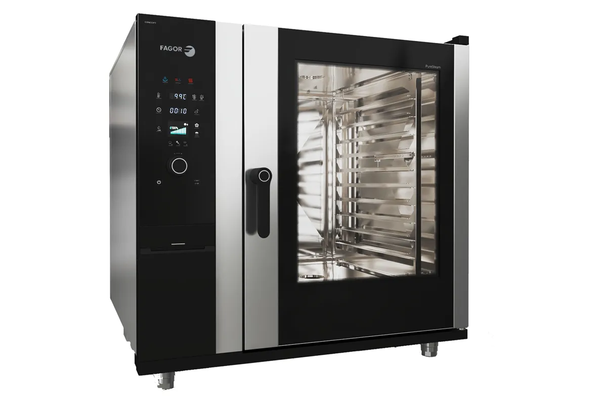 Piec konwekcyjno-parowy elektryczny 10xGN2/1 CONCEPT Pure Steam iKORE 102 1134x1134x1117mm 33,6kW 400V  Fagor CP-102-E R S 