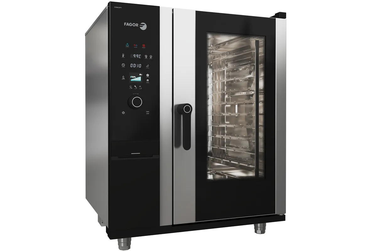 Piec konwekcyjno-parowy gazowy 10xGN1/1 CONCEPT iKORE 101 895x883x1117mm 18kW Fagor C-101-G R S 