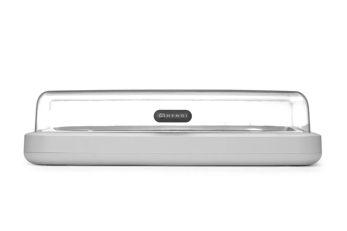 Witrynka chłodząca UNIQ, designed by Robert Bronwasser, GN 1/1, biały, 593x389x(H)147mm, Prostokątny Hendi 871911