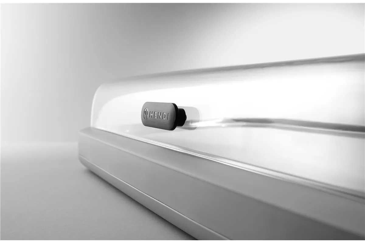 Witrynka chłodząca UNIQ, designed by Robert Bronwasser, GN 1/1, biały, 593x389x(H)147mm, Prostokątny Hendi 871911