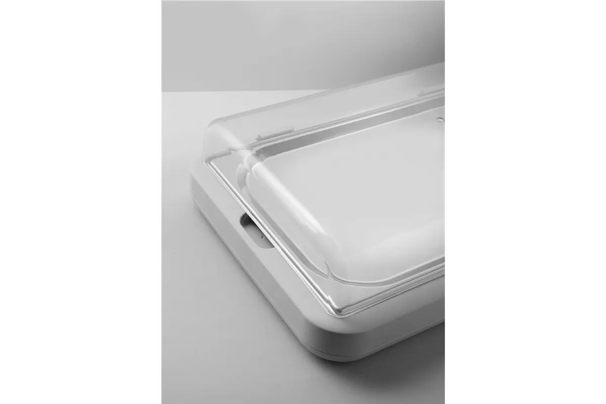 Witrynka chłodząca UNIQ, designed by Robert Bronwasser, GN 1/1, biały, 593x389x(H)147mm, Prostokątny Hendi 871911