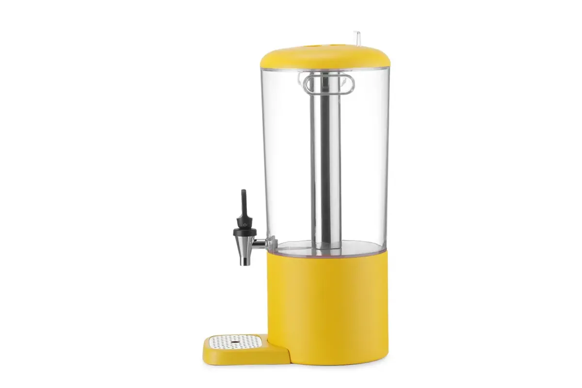 Dyspenser do soków 8l żółty 318x216x532mm UNIQ designed by Robert Bronwasser Hendi 425039