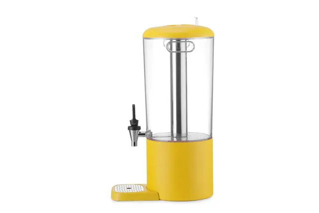 Dyspenser do soków 8l żółty 318x216x532mm UNIQ designed by Robert Bronwasser Hendi 425039