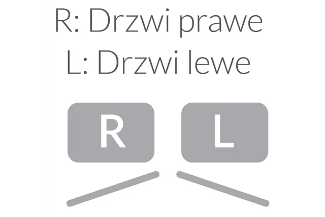 Szafa dwutemperaturowa 700L GN2/1 2x1/2 drzwi prawe 693x826x2008mm, 253+253W 230V Asber ECP-702/2 HC R 