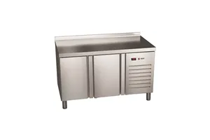 Stół chłodniczy 800mm EURONORM (400x600), 2xdrzwi pełne 1492x800x850 253W 230V Asber ETP-8-150-20 HC SB40