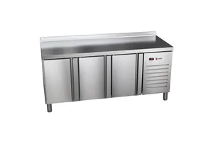 Stół chłodniczy 800mm EURONORM (400x600), 3xdrzwi pełne 2017x800x850 253W 230V Asber ETP-8-200-30 HC SB40