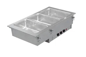 Wanna bemarowa wodna wielokomorowa 1115x610x304 3 GN 1/1 2,4kW 230V Asber DBM-311 I