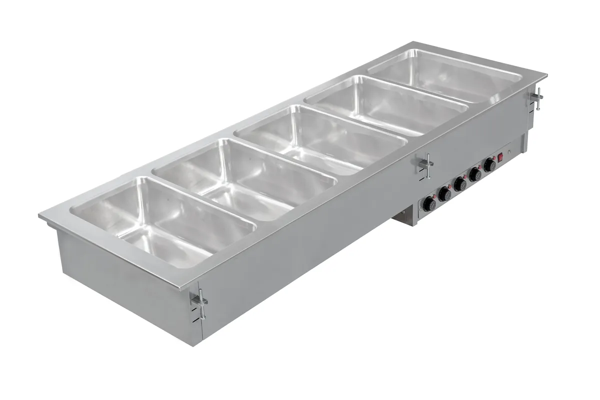 Wanna bemarowa wodna wielokomorowa 1765x610x304 5 GN 1/1 4,0kW 230V Asber DBM-511 I