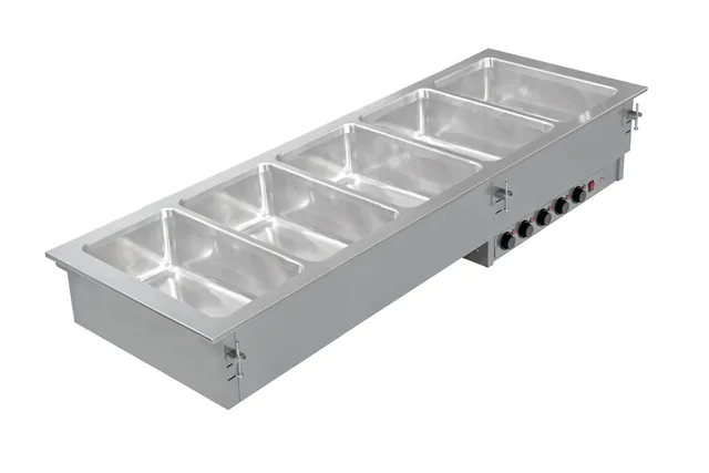 Wanna bemarowa wodna wielokomorowa 1765x610x304 5 GN 1/1 4,0kW 230V Asber DBM-511 I