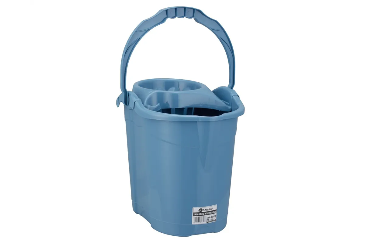 Wiadro z wyciskarką, poj. 14 l, niebieskie Merida HAA903