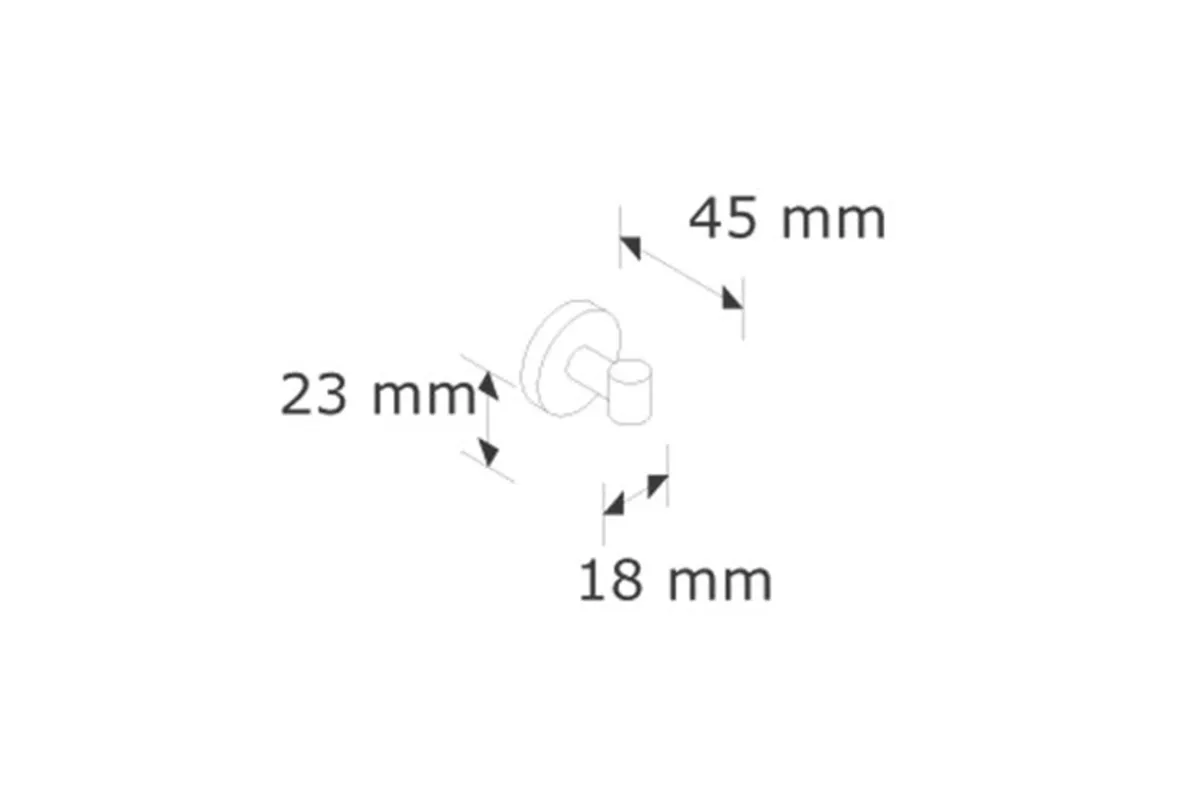 Wieszak pojedynczy kołkowy
 Merida MHW23