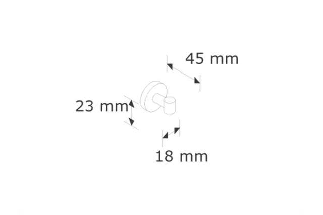Wieszak pojedynczy kołkowy
 Merida MHW23
