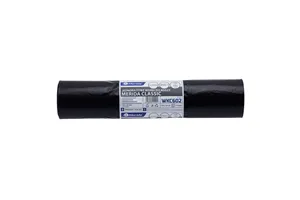 Worki na śmieci MERIDA, 115 x 135 cm, pojemność 350 l, rolka 10 szt., CZARNE, LDPE
 Merida WKC602
