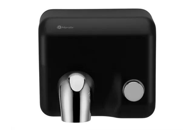 Suszarka do rąk MERIDA STARFLOW PLUS z przyciskiem, czarna z powłoką AFP
 Merida EIC208