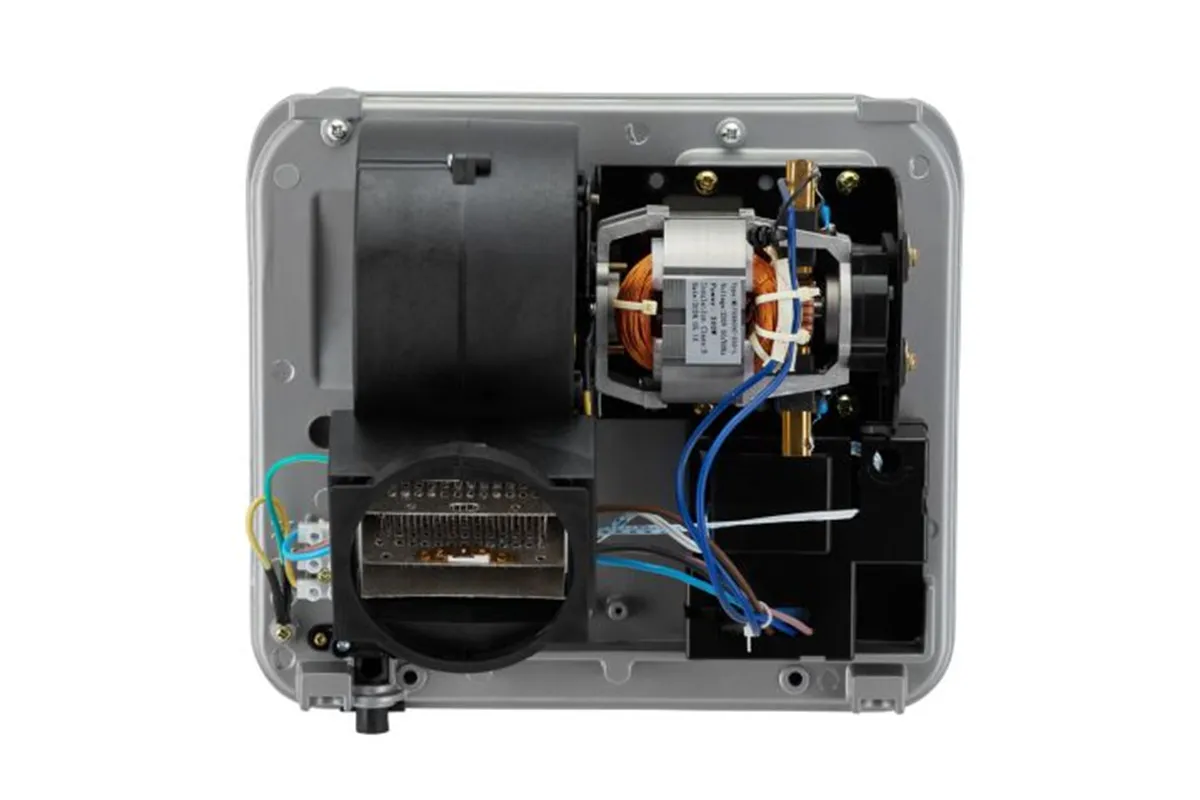 Suszarka do rąk MERIDA STARFLOW PLUS z przyciskiem, czarna z powłoką AFP
 Merida EIC208