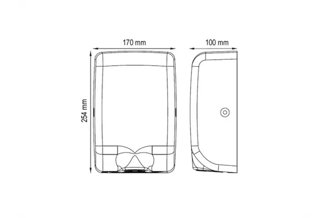 SUSZARKA DO RĄK MERIDA TURBO JET SLIM MINI WHITE LINE, biała
 Merida EIB110