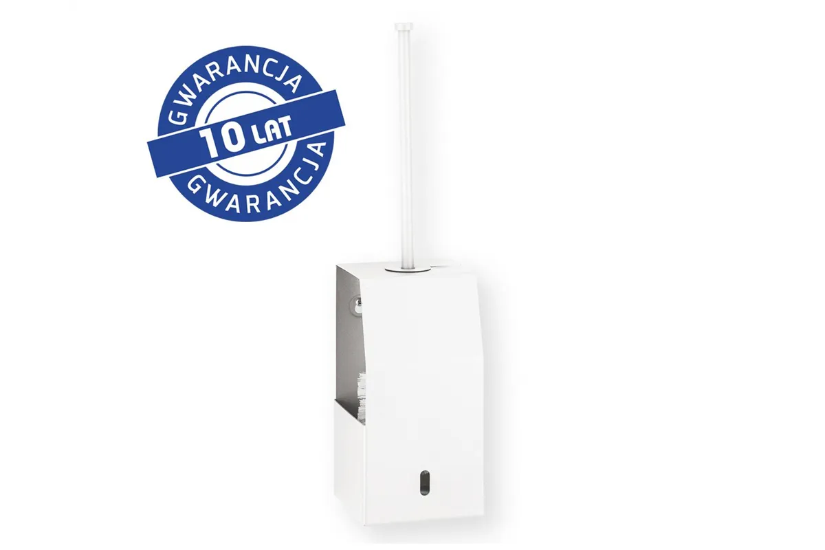 Szczotka do WC z uchwytem, mocowana do ściany MERIDA STELLA WHITE LINE, biała
 Merida GSB350