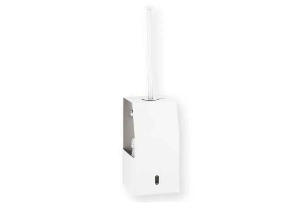 Szczotka do WC z uchwytem, mocowana do ściany MERIDA STELLA WHITE LINE, biała
 Merida GSB350