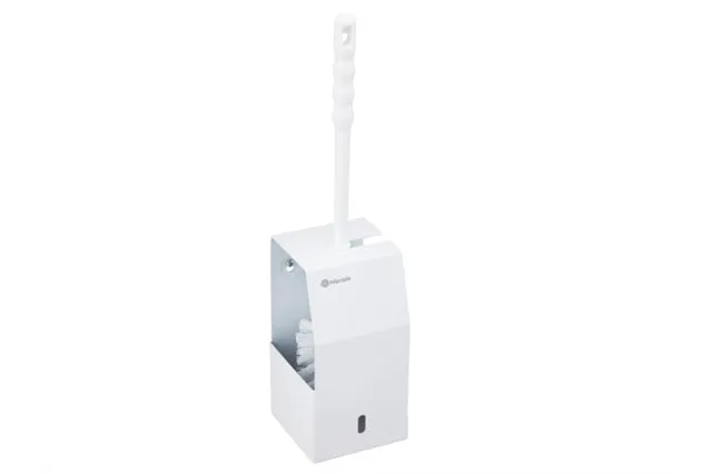 Szczotka do WC z uchwytem, mocowana do ściany MERIDA STELLA WHITE LINE, biała
 Merida GSB350