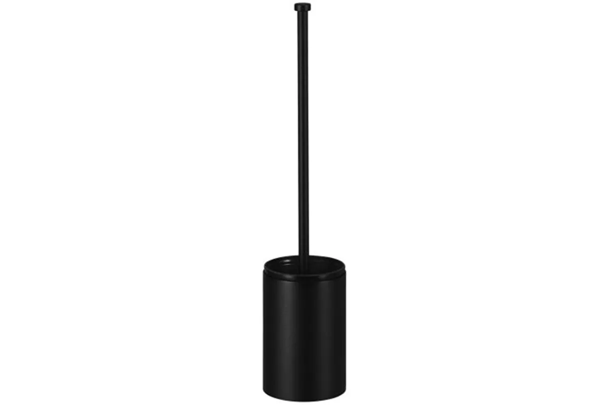 Szczotka do WC z uchwytem mocowanym do ściany, tuba krótka, MERIDA STELLA BLACK LINE, czarna
 Merida GSC351